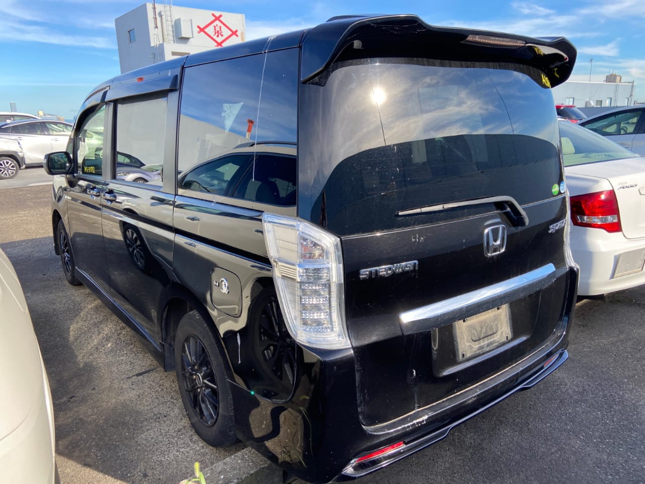HONDA STEP WAGON 2012 black